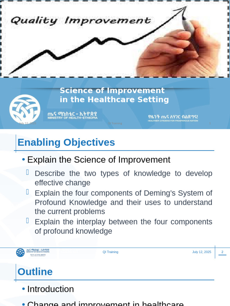 Science of Improvement in Healthcare | PDF | Motivation | Motivational