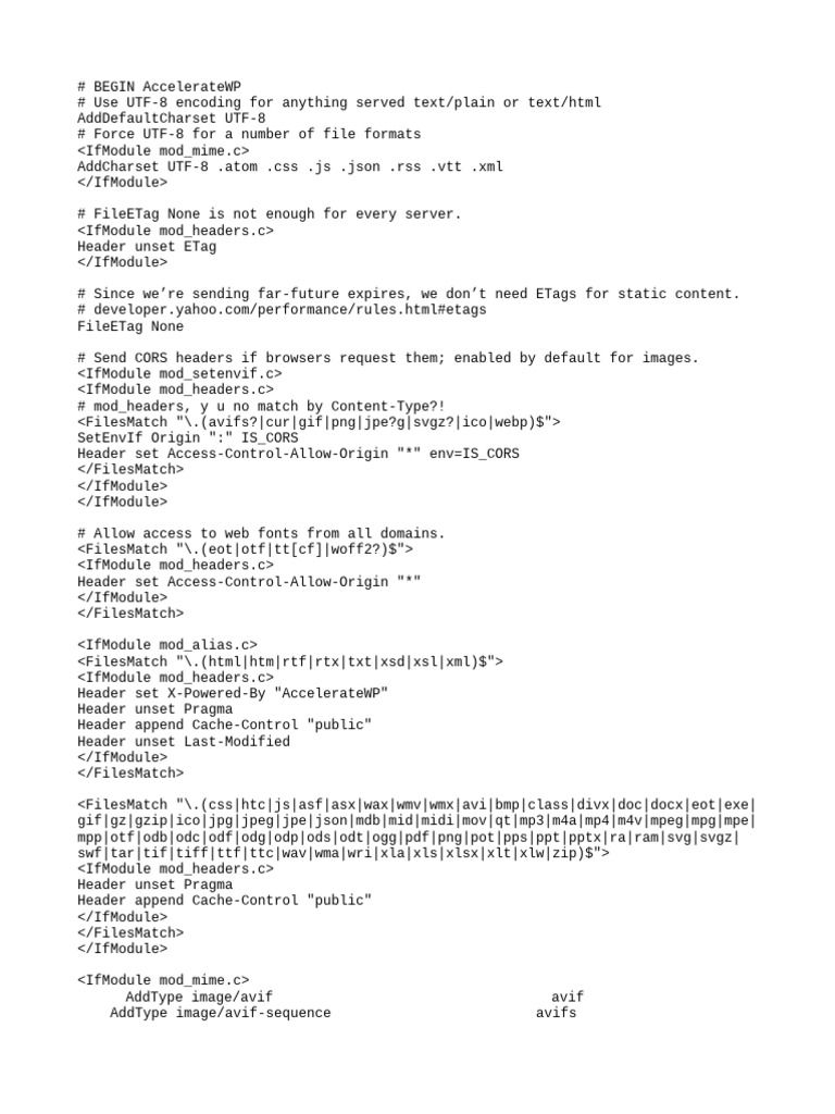 Optimize Web Server Performance Settings | PDF | Hypertext | World Wide ...