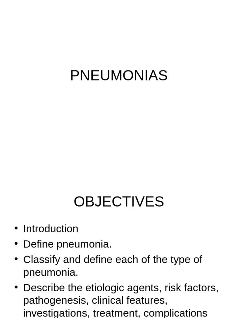 Understanding Pneumonia: Types and Treatment | PDF | Pneumonia ...