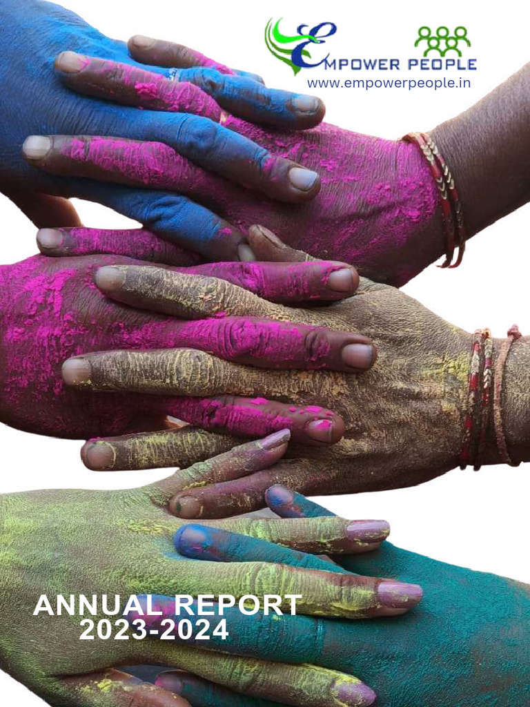 Empower People Annual Report 2023-24 | PDF | Empowerment | Entrepreneurship