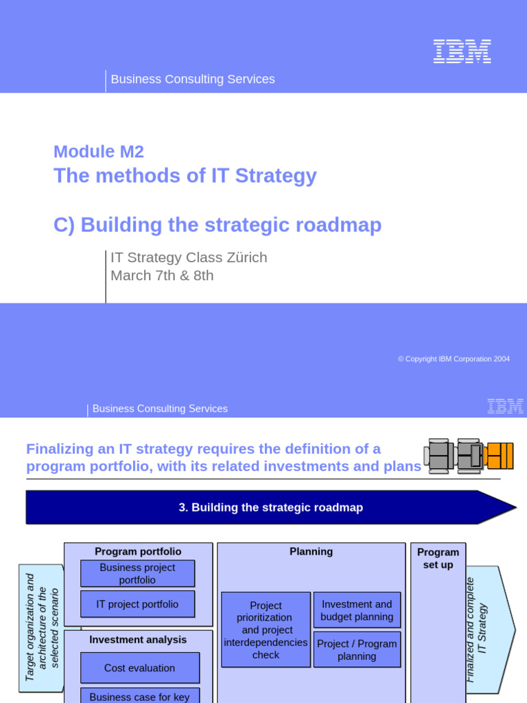 IT Strategy Framework - Phase 3 - Planning and Investment | PDF ...