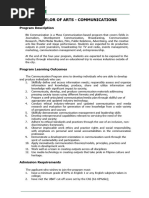 AB Communication Admission Details 2025 | PDF | Science | Liberal Arts ...