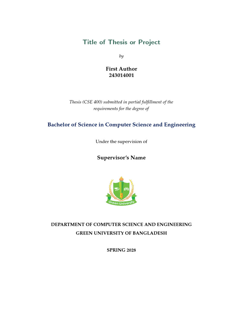 GUB CSE Thesis ProjectTemplate | PDF | Pathology | Deep Learning