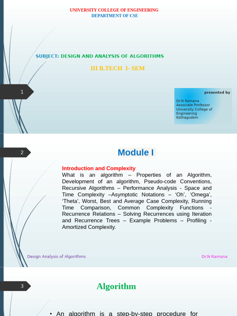 Daa 2 | PDF