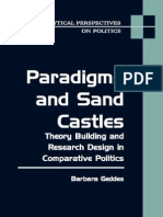Paradigms and Sand Castles Theory Building and