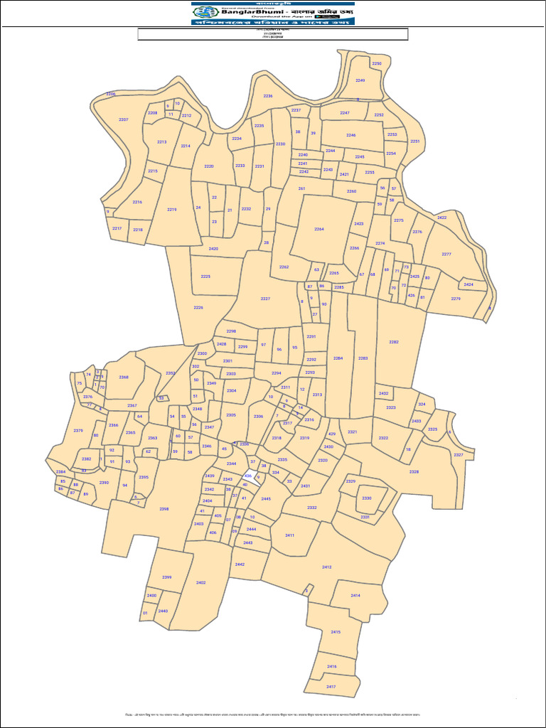 SAHARA - Mouza MapSheetNo 2 | PDF