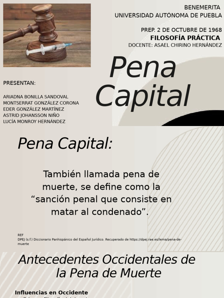 Historia y Métodos de la Pena Capital | PDF | Pena capital | Castigos
