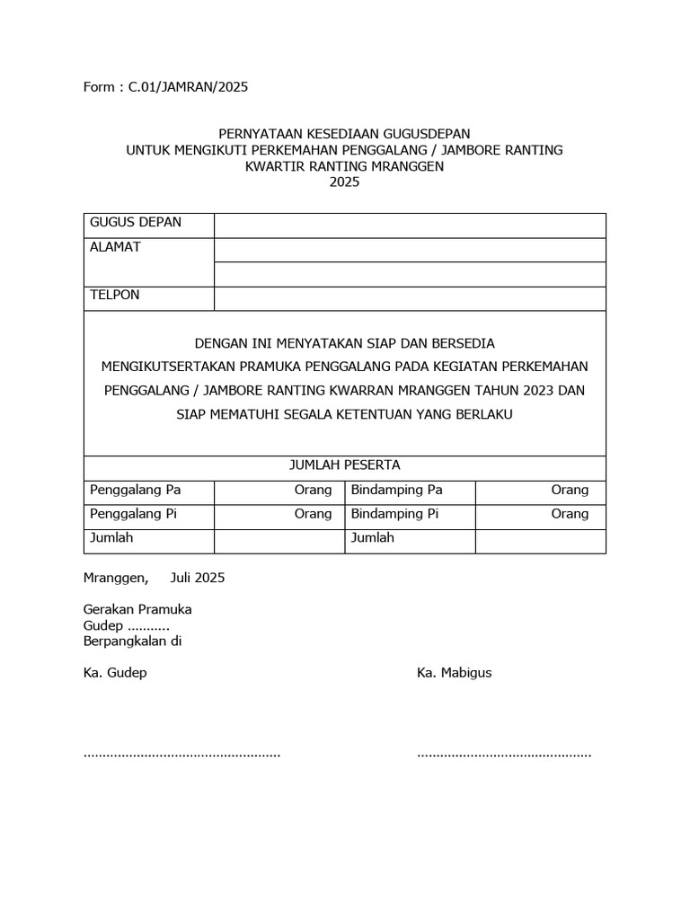 Form C.01 | PDF