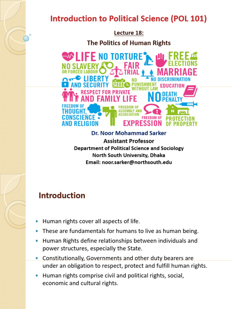 Human Rights in Political Science 101 | PDF | Human Rights | Civil And ...