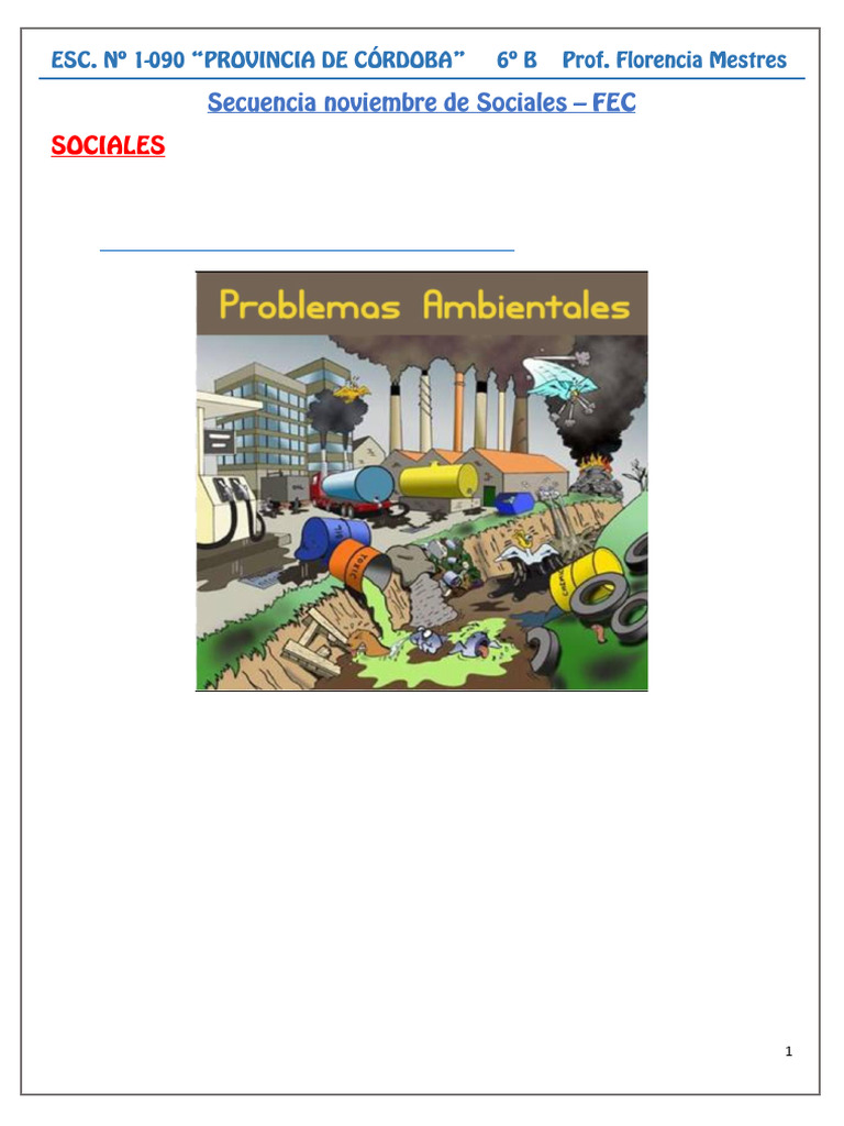 Problemas Ambientales y Soluciones | PDF | Contaminación | Vertedero