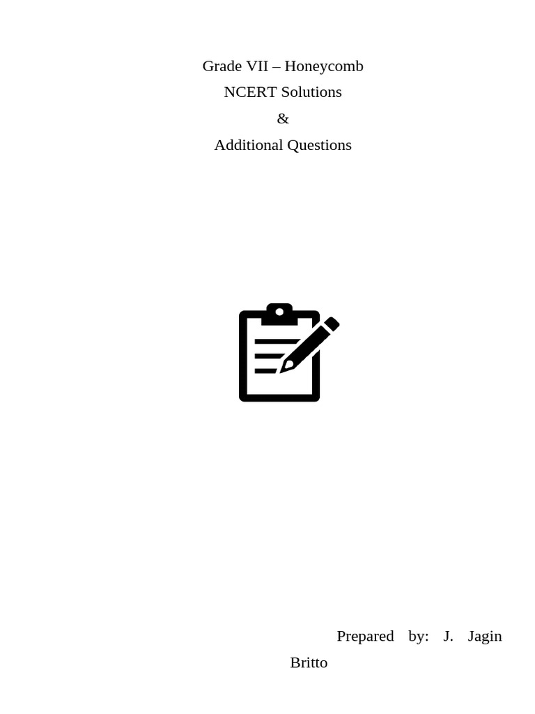 Class 7 English Notes | PDF | Forgiveness