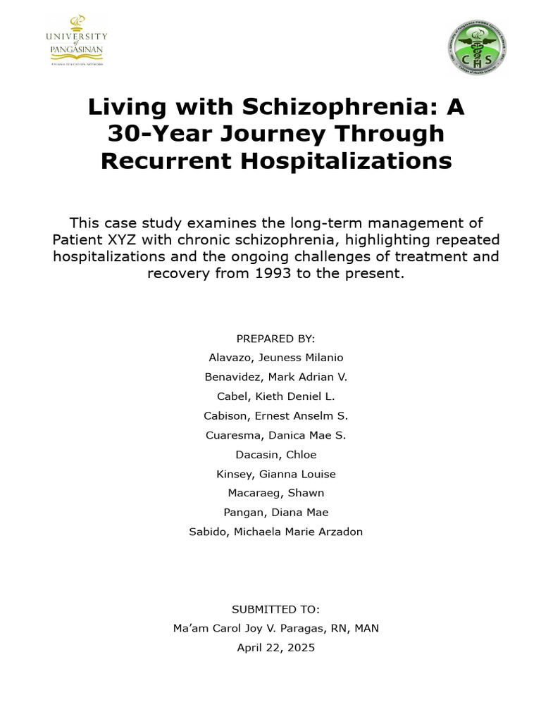 Case Study Group1.Docx 1 | PDF | Psychotherapy | Psychiatry