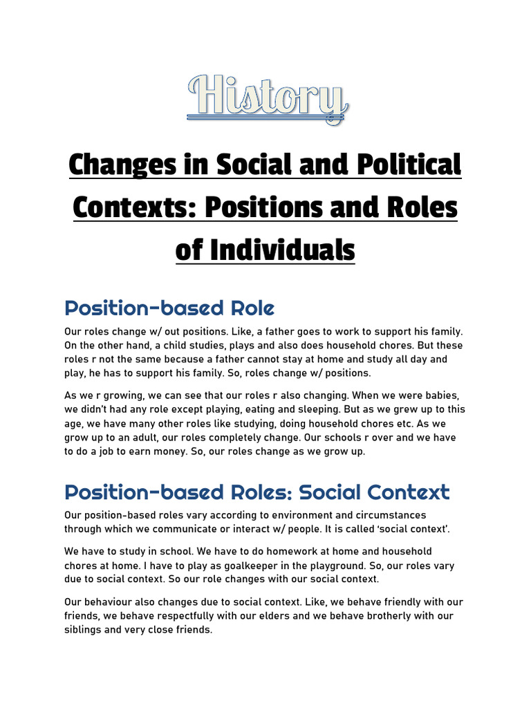 Social Roles and Historical Contexts | PDF | Fuels | Groundwater
