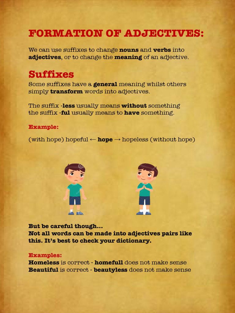 Class+6+English+ +week+21+ +activity+1 | PDF | Adjective | Word