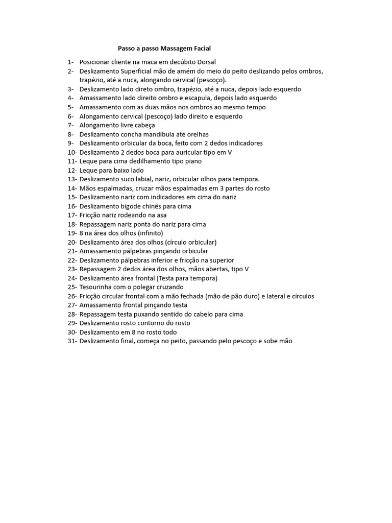 Guia Completo de Massagem Facial e Corporal | PDF | Coluna vertebral ...