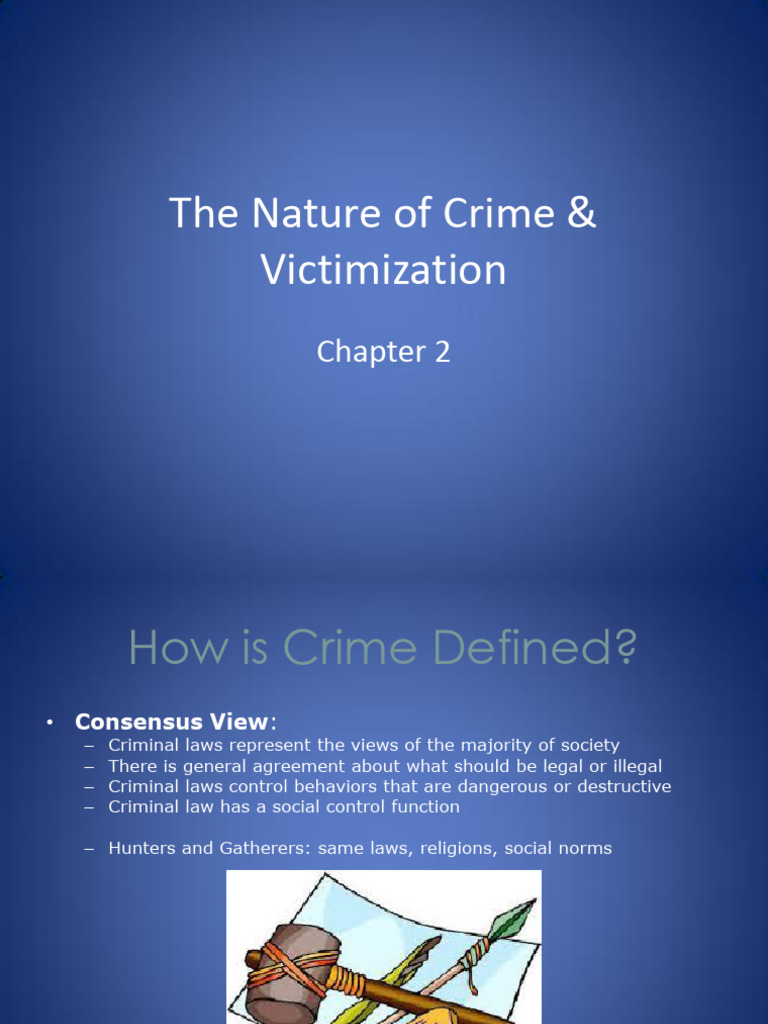 Understanding Crime Definitions and Measurement | PDF | Crimes | Crime ...