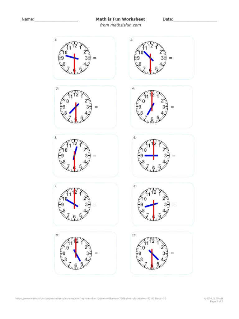 Fun Math Worksheet for Kids | PDF