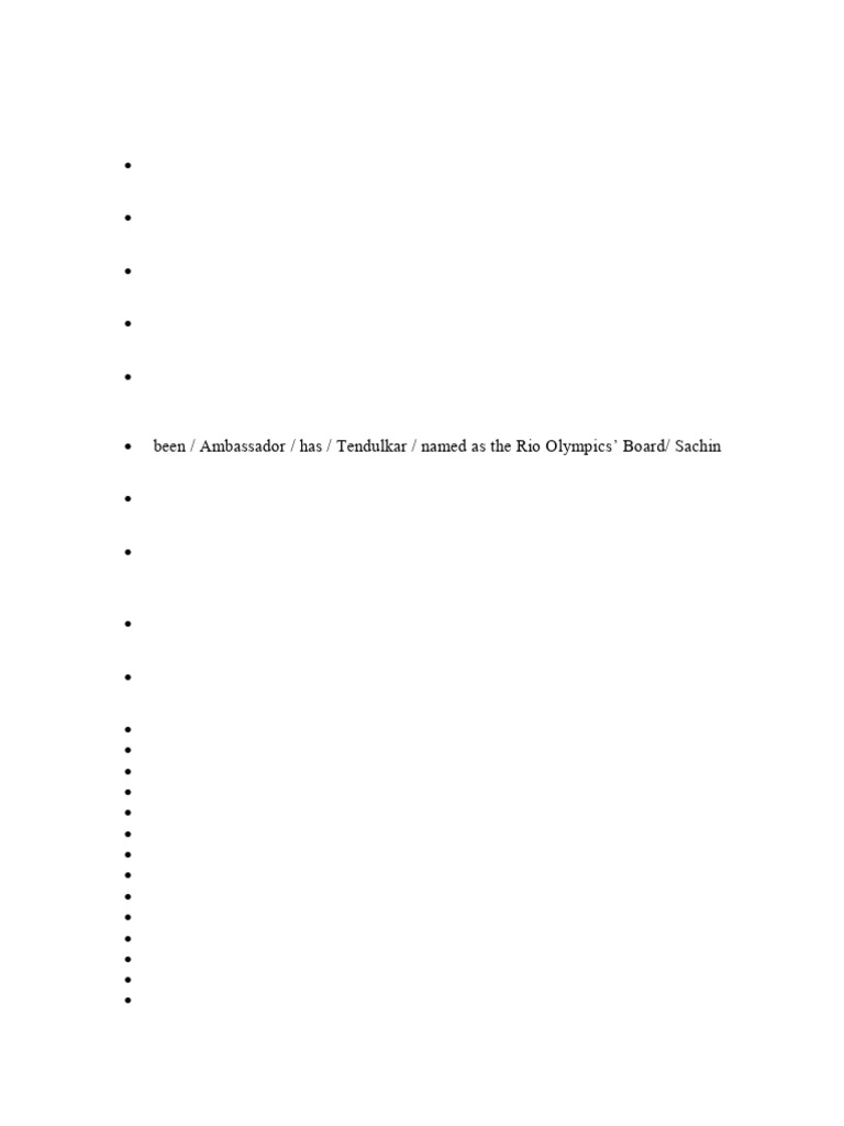 Rearranging Jumbled Sentences | PDF