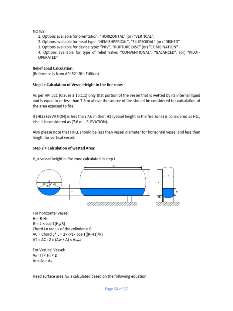 Fire Case PSV Sizing in SI Units | PDF | Sphere | Applied And ...