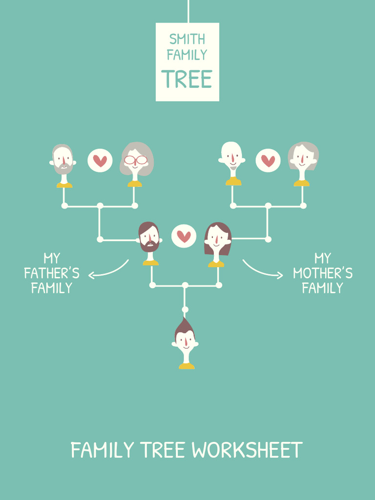 Freepik Hand Drawn Smith Family Tree Worksheet 20241222143247IQWH | PDF