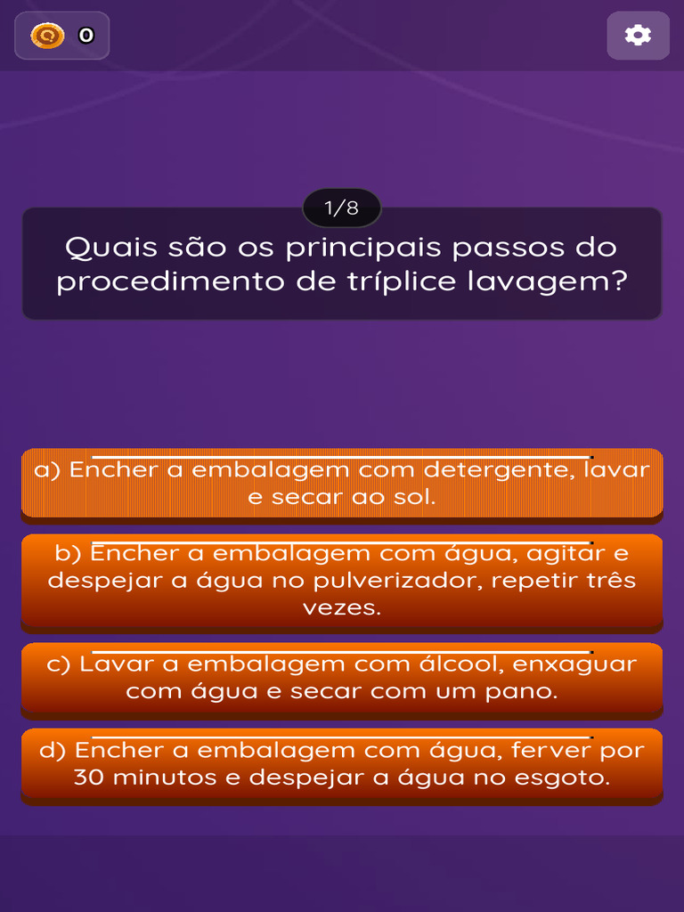 Passos da Tríplice Lavagem de Embalagens | PDF