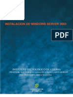 Instalacion Server windows 2003