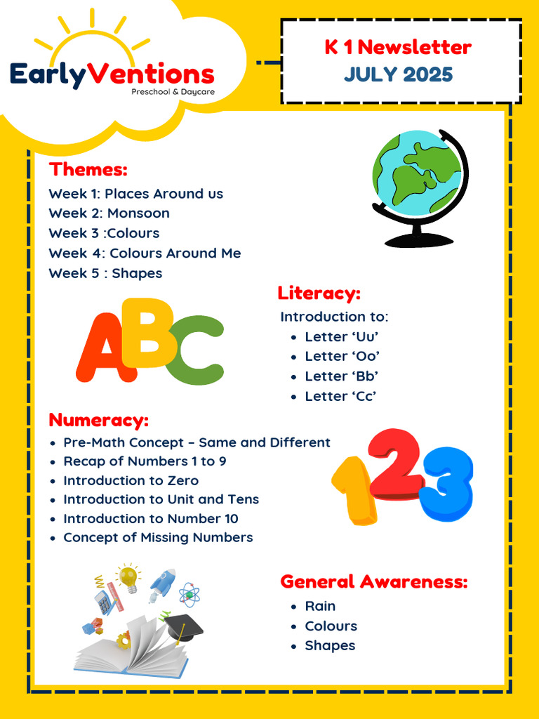 K1 July 2025 Newsletter & Events | PDF | Human Development | Youth