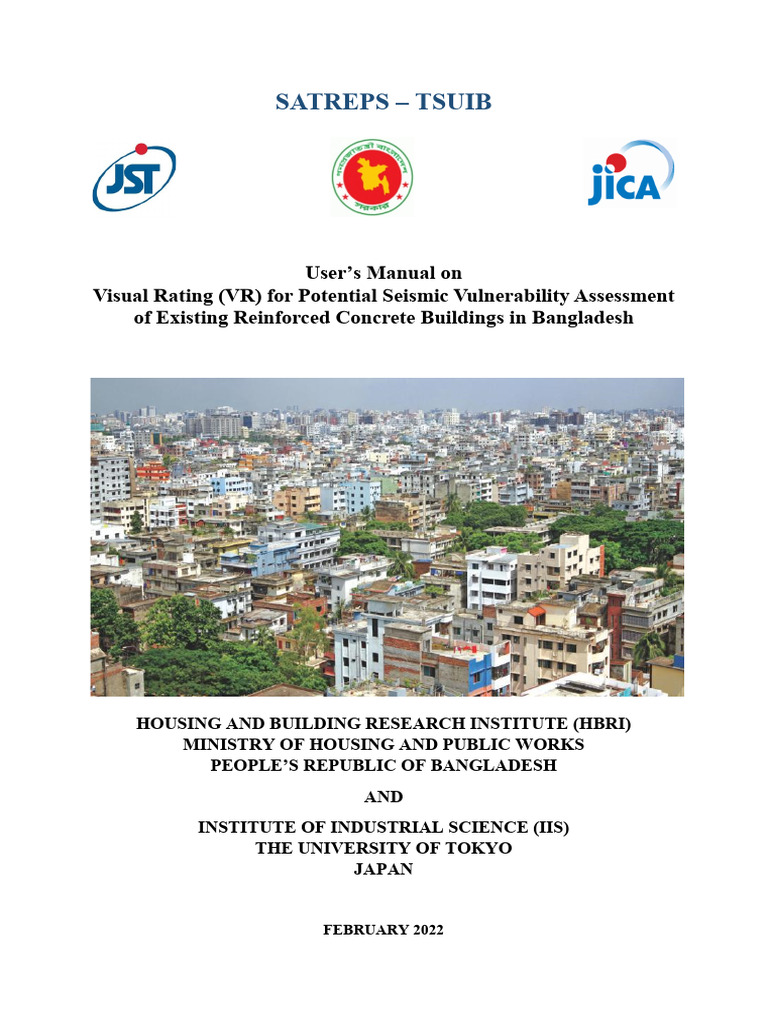 Seismic Vulnerability Assessment Manual | PDF | Strength Of Materials ...