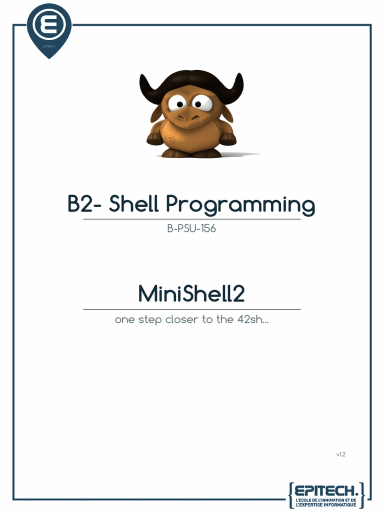 MiniShell2 Project Overview | PDF