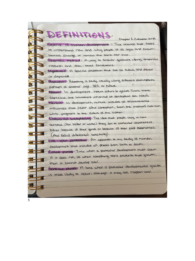Class Notes 5 | PDF