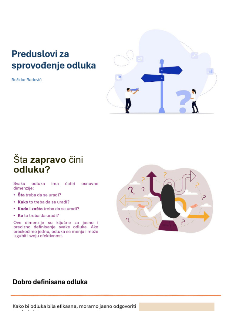 3.preduslovi Za Sprovođenje Odluka | PDF