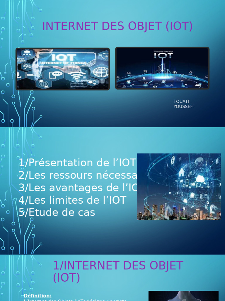 Comprendre l'Internet des Objets (IoT) | PDF | Internet des objets ...