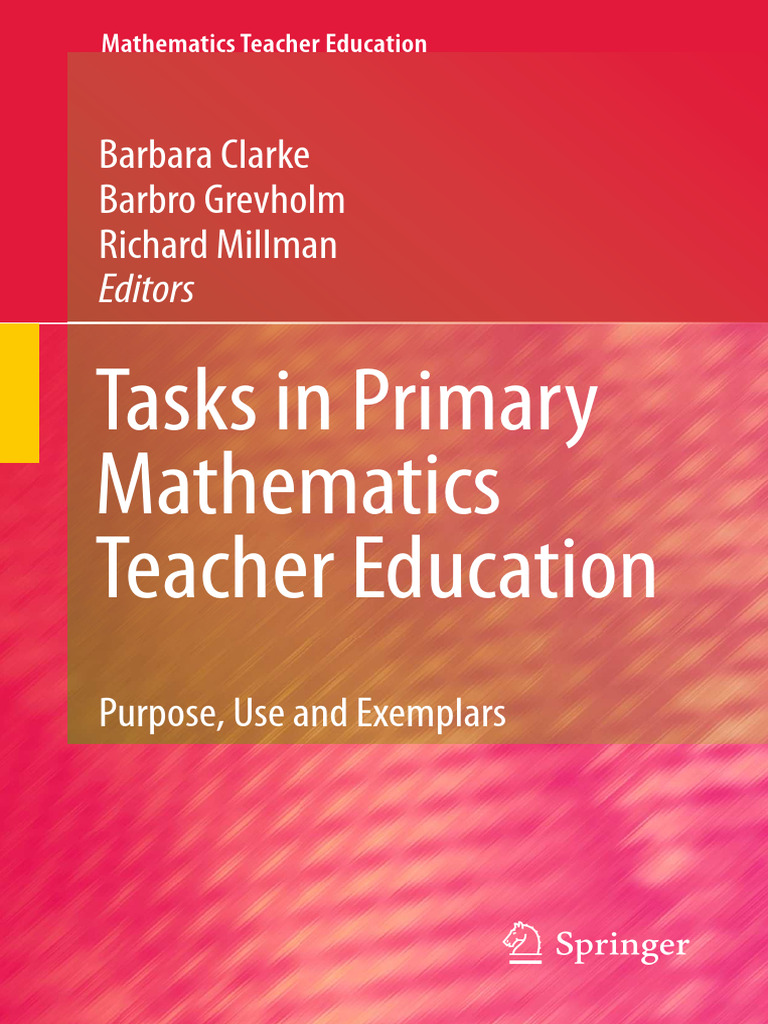 Primary Mathematics Teacher Education Tasks | PDF | Teachers | Teacher ...
