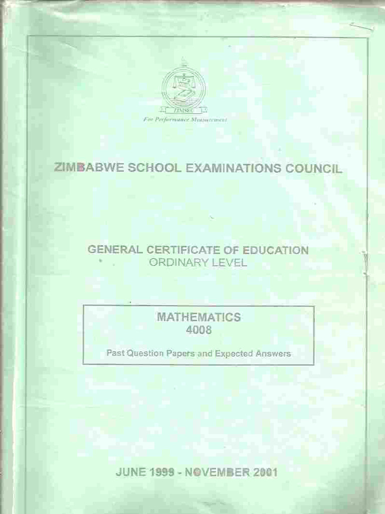 Green Book Maths 1999-2001 | PDF