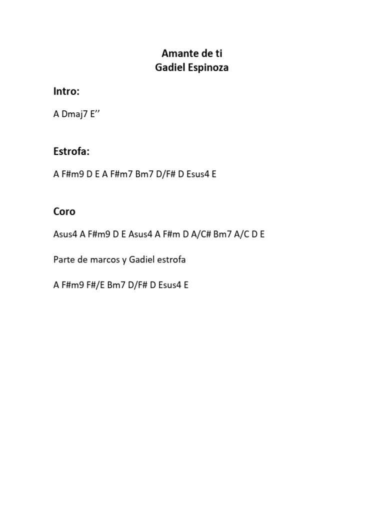 Amante de Ti | PDF