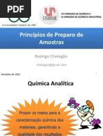 Curso de Preparo de Amostras