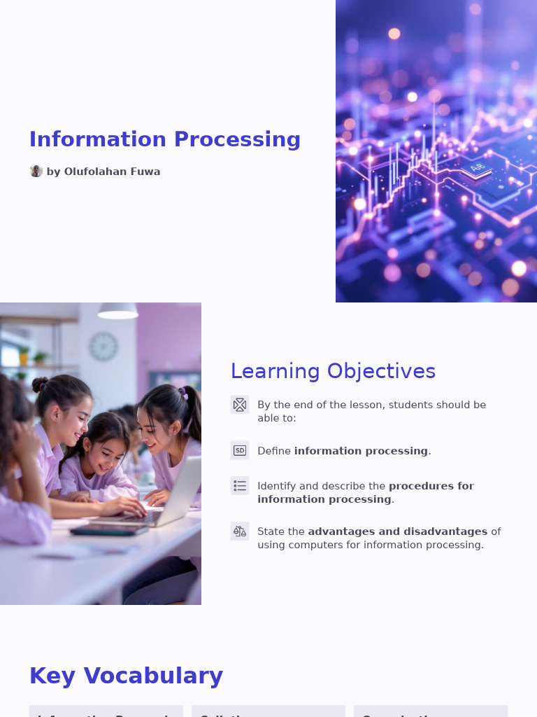 Understanding Information Processing | PDF | Information | Data