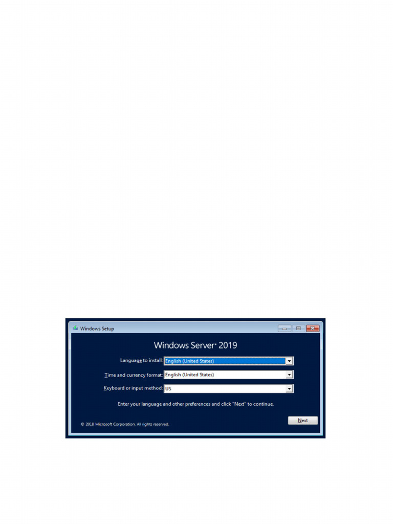 Instalação do Windows Server 2019 | PDF | Endereço de IP | I Pv6