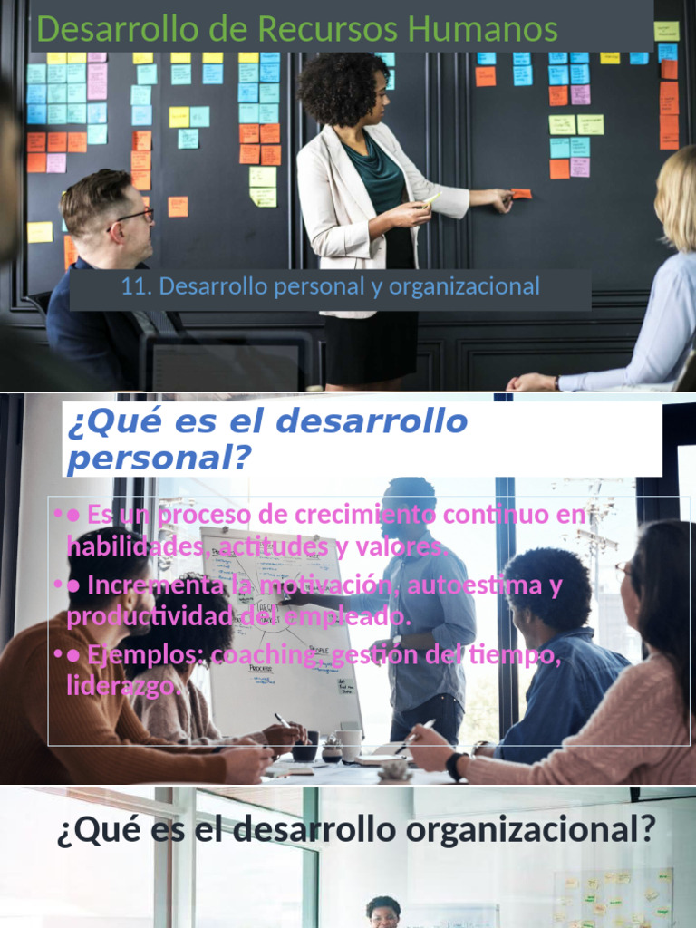 Desarrollo Personal y Organizacional Efectivo | PDF
