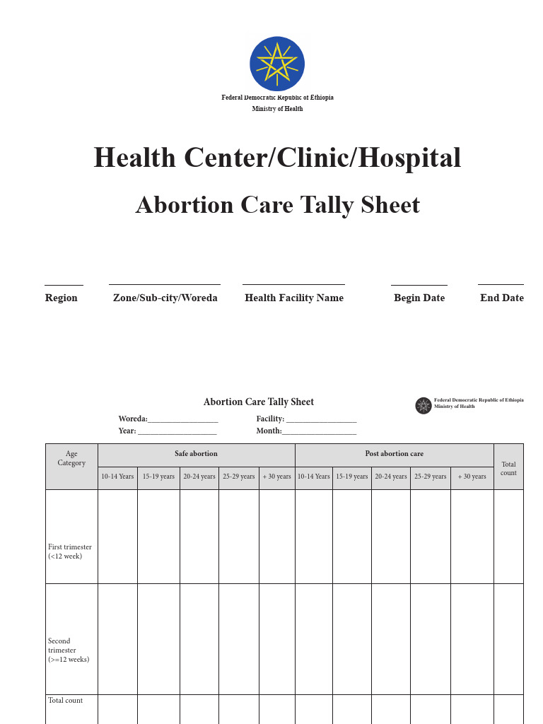 Abortion Care Tally | PDF