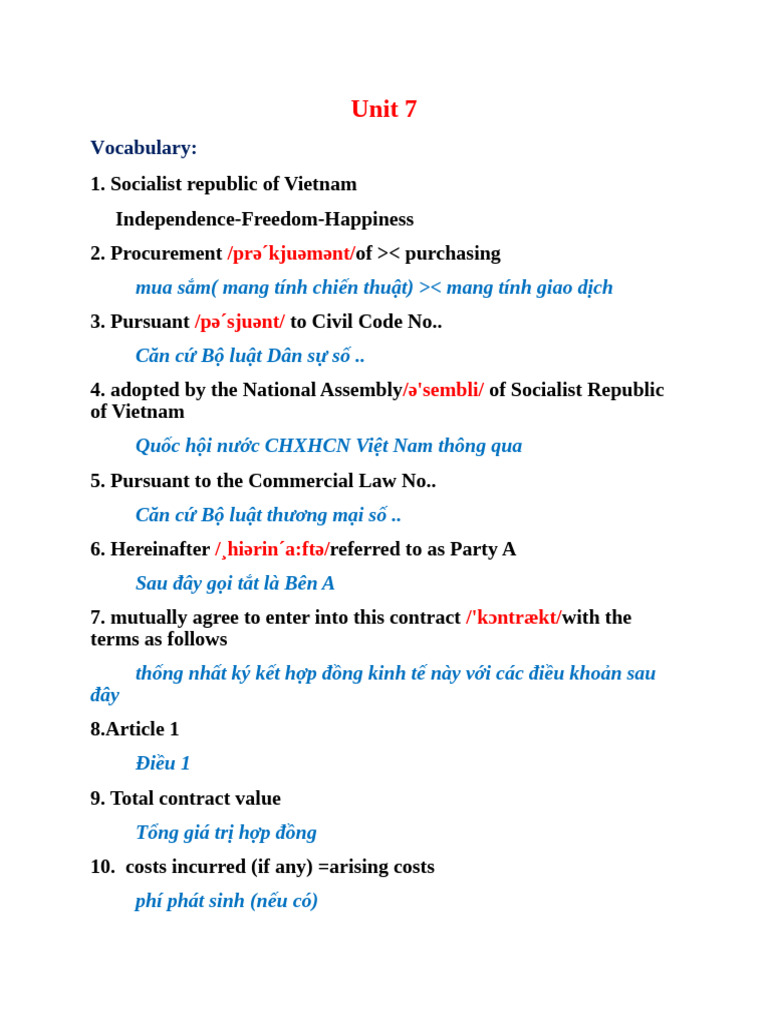 Unit 7 | PDF