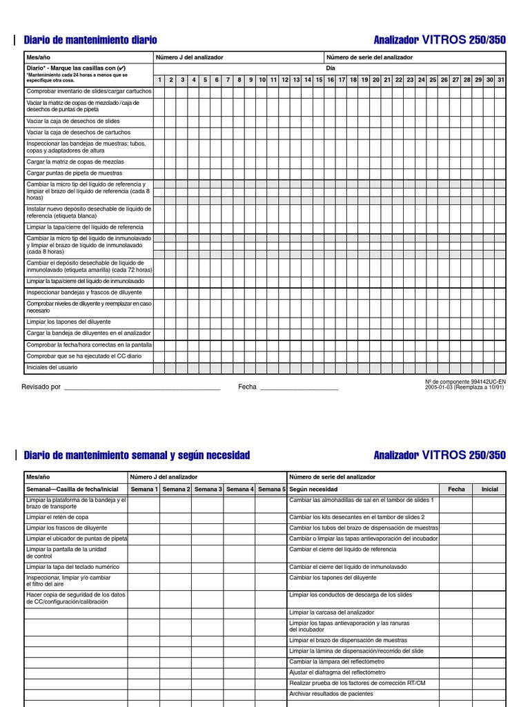 Planilla de Mantenimiento PDF Informática y tecnología de la