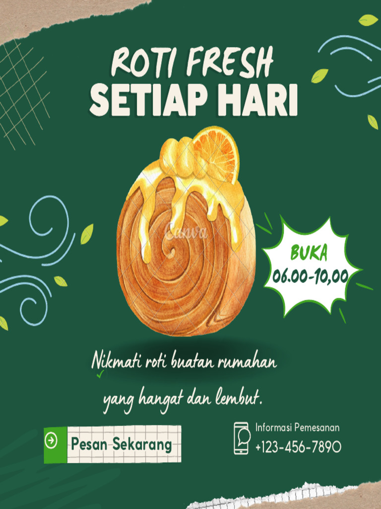 Roti Fresh: Pesan Roti Buatan Rumah | PDF
