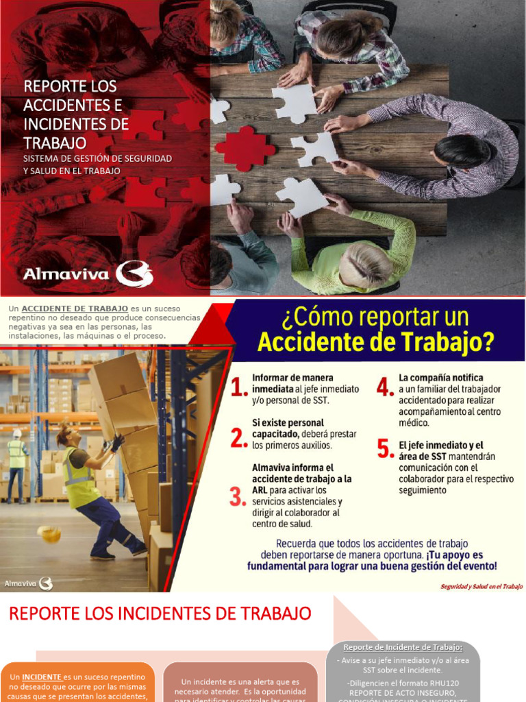 13 - Reporte Incidentes y Accidentes de Trabajo | PDF