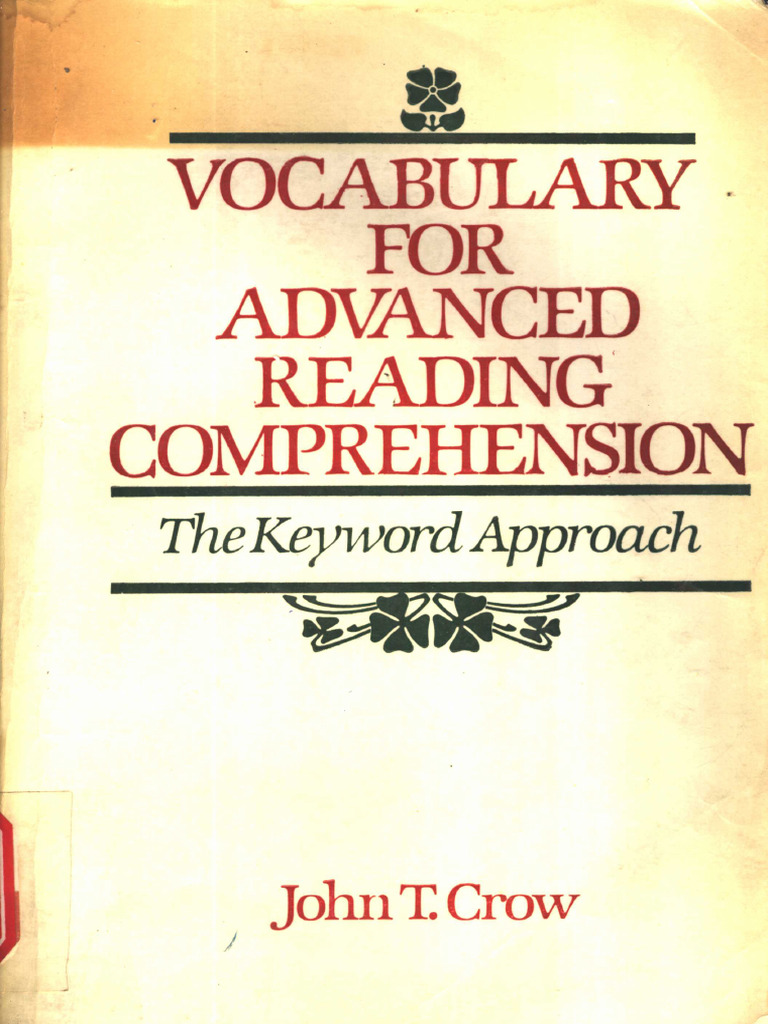Advanced Reading Comprehension Vocabulary | PDF