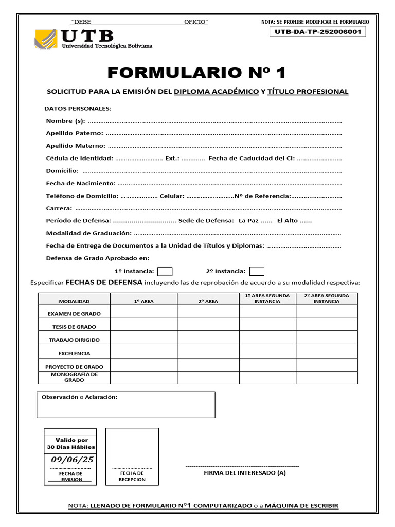 FORM N1 - JUNIO NNNNNNNNNNNJJKKKJKKKKKKK | PDF