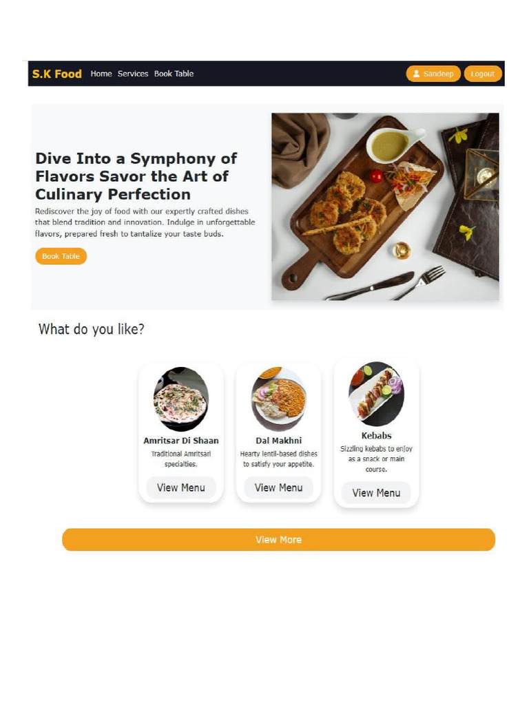 S.K Food: Culinary Experience Online | PDF | Cuisine | Foods