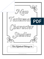 New Testament Character Study Notebooking Pages - Set 1