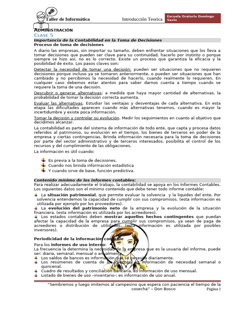 Contabilidad y Toma de Decisiones | PDF | Contabilidad