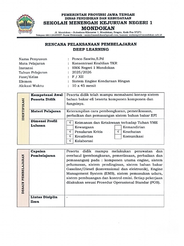 RPP Deep Learning (Ponco) | PDF